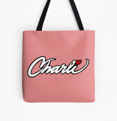 Charli d'Amelio Logo All Over Print Tote Bag RB1602 product Offical Charli Damelio Merch