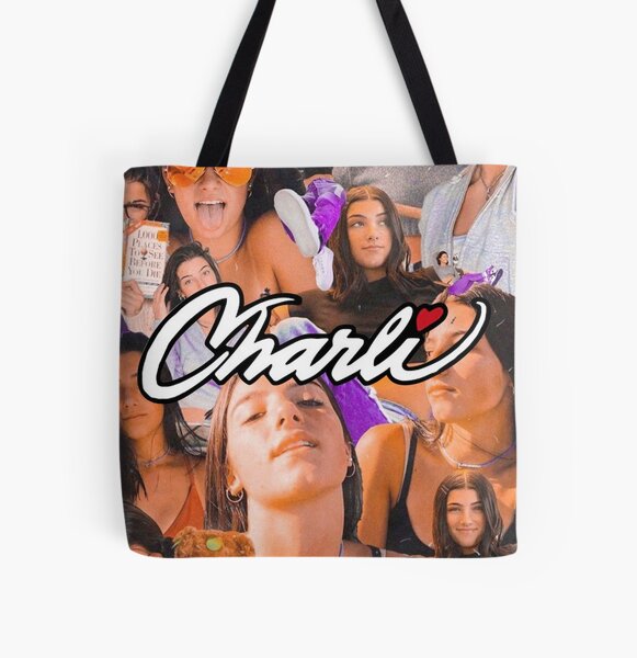 charli d'amelio collage All Over Print Tote Bag RB1602 product Offical Charli Damelio Merch