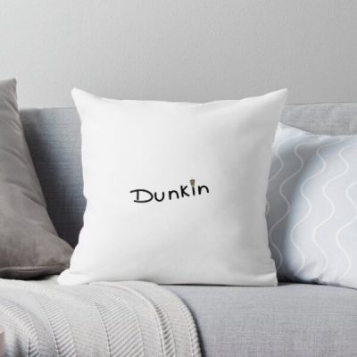 "Dunkin" Charli D'Amelio Sticker Throw Pillow RB1602 product Offical Charli Damelio Merch