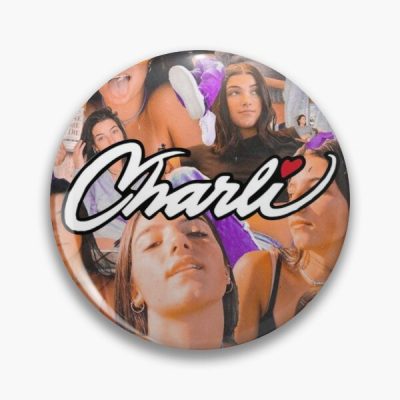 charli d'amelio collage Pin RB1602 product Offical Charli Damelio Merch